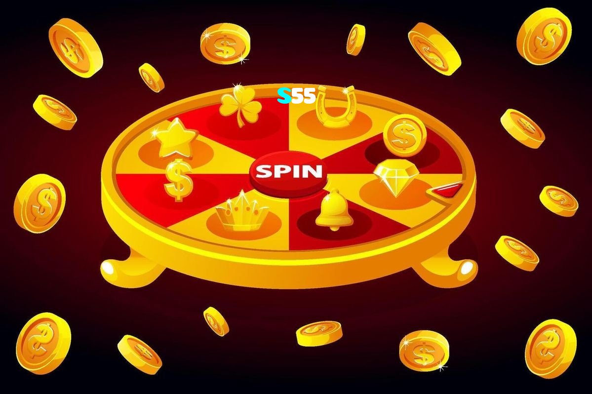 S55 casino presented on mobile device in Pakistan with slots and live games